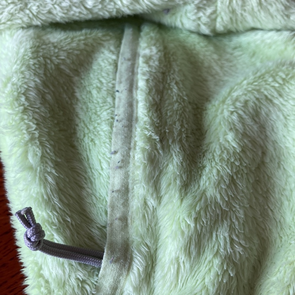 Neon Yellow Hooded NF Fleece - Picture 6 of 9